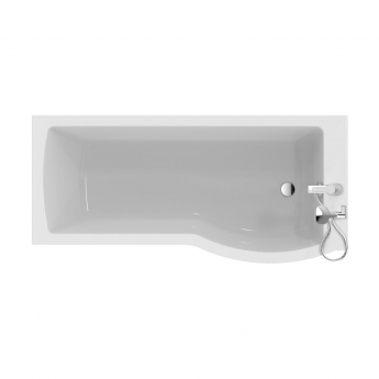 Ideal Standard Tempo Arc Shower Bath Right Handed 1700mm x 700mm/800mm 0 Tap Hole