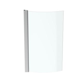 Ideal Standard Tempo Arc Curved Hinged Bath Screen 1400mm H x 820mm W - 5mm Glass | Product Image
