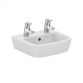 Ideal Standard Tempo Handrinse Washbasin 400mm Wide 2 Tap Hole