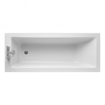 Ideal Standard Tempo Cube Single Ended Rectangular Water Saving Bath 1700mm X 700mm 0 Tap Hole