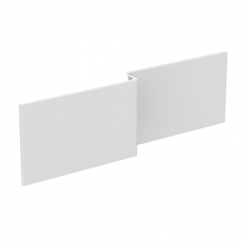 Ideal Standard Tempo Cube L-Shaped Square Shower Bath with Front Panel and Screen