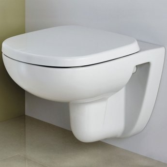 Ideal Standard Tempo Wall Hung Toilet 530mm Projection - Soft Close Seat and Cover