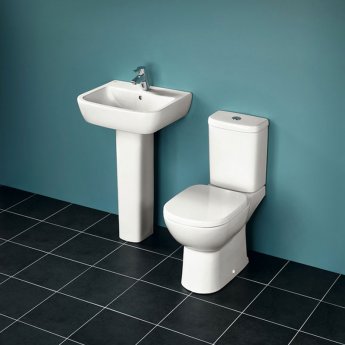 Ideal Standard Tempo Close Coupled Toilet with 6/4 Litre Push Button Cistern - Standard Seat
