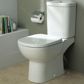 Ideal Standard Tempo Close Coupled Toilet 4/2.6 Litre Dual Flush Cistern with Vertical Outlet - Standard Seat