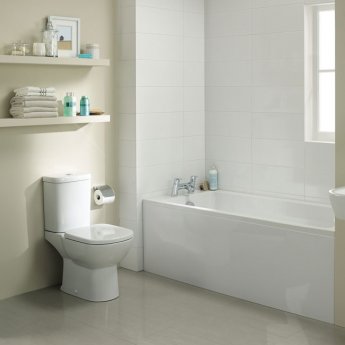 Ideal Standard Tempo Close Coupled Toilet 4/2.6 Litre Dual Flush Cistern with Vertical Outlet - Standard Seat