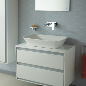 Ideal Standard Tesi Wall Mounted Basin Mixer Tap - Chrome | Product Image