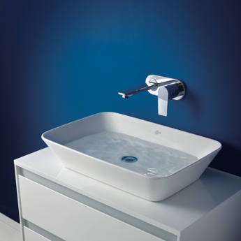 Ideal Standard Tesi Wall Mounted Basin Mixer Tap - Chrome | Product Image