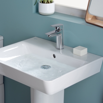 Ideal Standard Tesi Deck Mounted Basin Mixer Tap - Chrome | Product Image