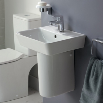 Ideal Standard Tesi Deck Mounted Mini Basin Mixer Tap Without Waste - Chrome