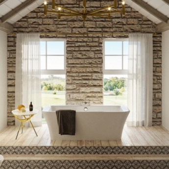 Ideal Standard Tesi Pillar Mounted Bath Filler Tap - Chrome