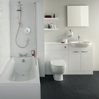 Ideal Standard Tesi Pillar Mounted Bath Filler Tap - Chrome