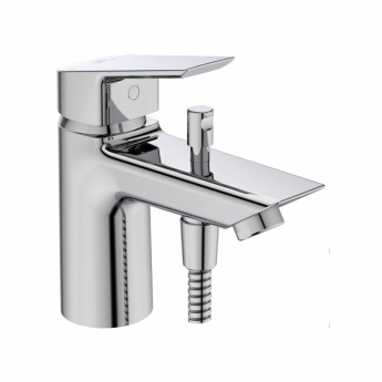 Ideal Standard Tesi Bath Shower Mixer Tap with Shower Kit - Chrome