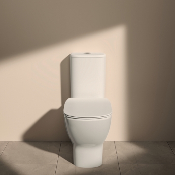 Ideal Standard Tesi Back to Wall Close Coupled Toilet with 4/2.6 Litre Cistern - Standard Seat