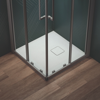 Ideal Standard Ultra Flat Evo Silk White Square Shower Tray | Product Image
