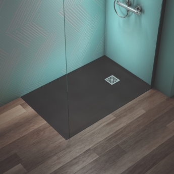 Ideal Standard Ultra Flat S+ Rectangular Shower Tray 1200mm x 800mm - Jet Black | Product Image