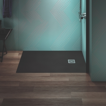 Ideal Standard Ultra Flat S+ Rectangular Shower Tray 1200mm x 800mm - Jet Black | Product Image