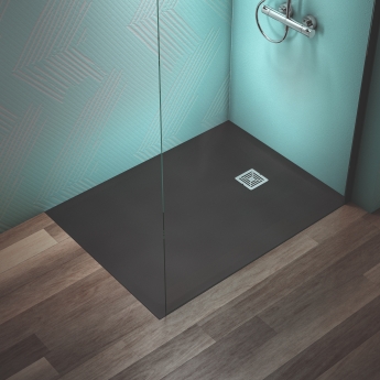 Ideal Standard Ultra Flat S+ Rectangular Shower Tray 1200mm x 900mm - Jet Black | Product Image