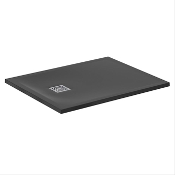 Ideal Standard Ultra Flat S+ Rectangular Shower Tray 1000mm x 800mm - Jet Black | Product Image