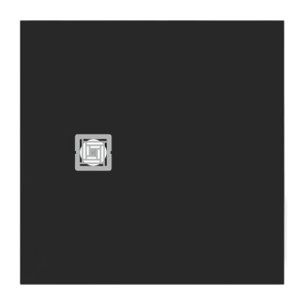 Ideal Standard Ultra Flat S+ Square Shower Tray 900mm x 900mm - Jet Black | Product Image