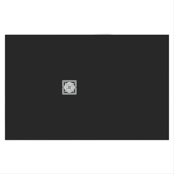 Ideal Standard Ultra Flat S+ Jet Black Rectangular Shower Tray | Product Image