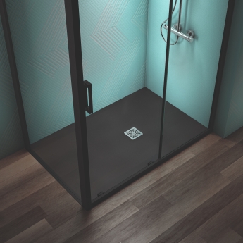 Ideal Standard Ultra Flat S+ Rectangular Shower Tray 1400mm x 900mm - Jet Black | Product Image