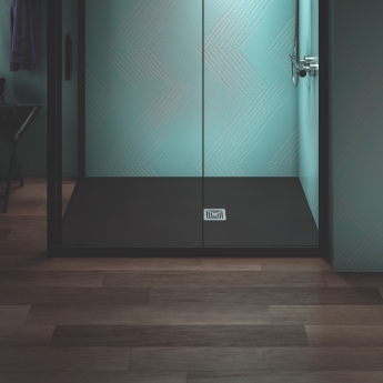 Ideal Standard Ultra Flat S+ Rectangular Shower Tray 1400mm x 900mm - Jet Black | Product Image