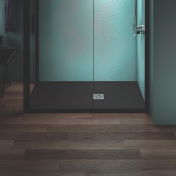 Ideal Standard Ultra Flat S+ Rectangular Shower Tray 1400mm x 800mm - Jet Black | Product Image
