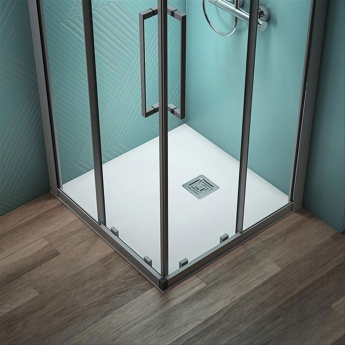 Ideal Standard Ultra Flat S+ Pure White Square Shower Tray | Product Image