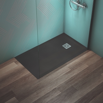 Ideal Standard Ultra Flat S+ Rectangular Shower Tray 1200mm x 700mm - Jet Black | Product Image