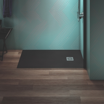 Ideal Standard Ultra Flat S+ Rectangular Shower Tray 1200mm x 700mm - Jet Black | Product Image