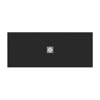 Ideal Standard Ultra Flat S+ Rectangular Shower Tray 1700mm x 700mm - Jet Black | Product Image