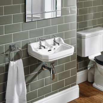 Ideal Standard Waverley Wall Hung Basin 450mm Wide - 2 Tap Hole