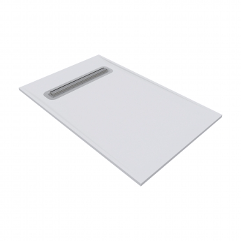 Impey Aqua-Dec Linear 2 Wet Room Former 900mm x 900mm (inc Brushed Steel Drain)