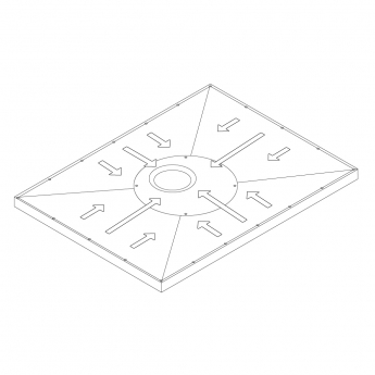 Impey Aqua-Dec EasyFit Level Access Wet Room Former (for Tiled Floors)