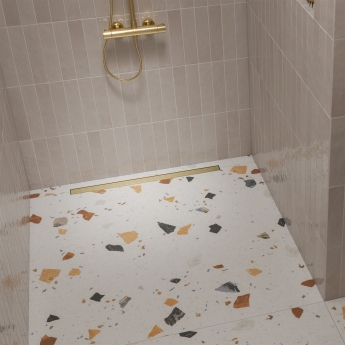 Impey Aqua-Dec Linear 1 Wet Room Floor Former Tray (for Tiled Floors)