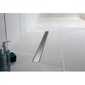 Impey Linear Drain 800mm Tile Insert Cover 8mm Horizontal Outlet