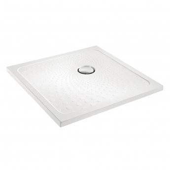 Impey Slimline 35 Square Shower Tray with Waste 900mm x 900mm Flat Top