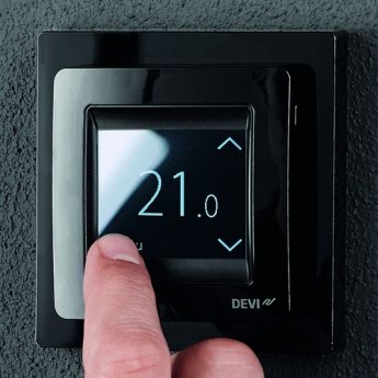 Impey TOUCH Thermostat Timer - Black
