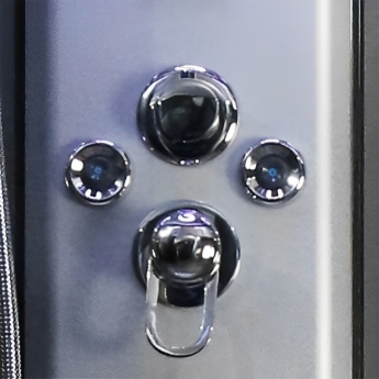 Insignia First Eco Quadrant Non Steam Shower Cabin 800mm x 800mm - Black Frame