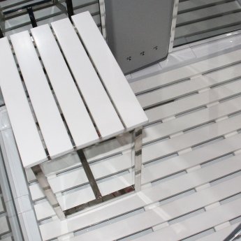 Insignia Platinum Rectangular Steam Shower Cabin 1050mm x 850mm - Chrome Frame