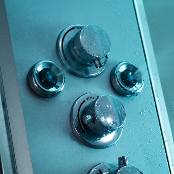 Insignia Platinum Rectangular Steam Twin Shower Cabin 1400mm x 900mm - Black Frame