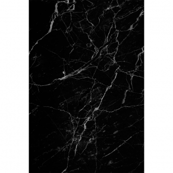 Insignia Platinum Black Marble Rectangle Steam Shower Cabin 1050mm x 850mm - Chrome Frame