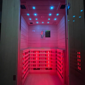 Insignia Far Infrared Rectangular Indoor Sauna Cabin 1000mm x 900mm - 5mm Glass