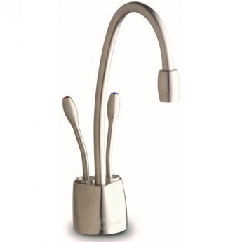 InSinkErator HC1100 Kitchen Sink Mixer Tap with Neo Tank and Hot/Cold Water Filter - Brushed Steel