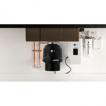 InSinkErator Model 550SR Waste Disposal and Air Switch - Brushed Steel & Black