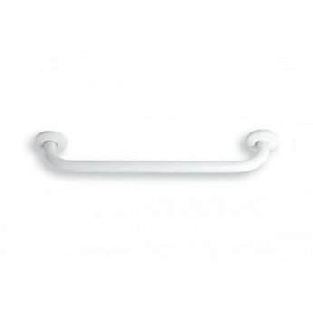 Inta 450mm Powder Coated Grab Rail with Concealed Fixings White