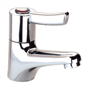 Inta Lever Operated Basin Mixer Tap with Copper Tails Chrome