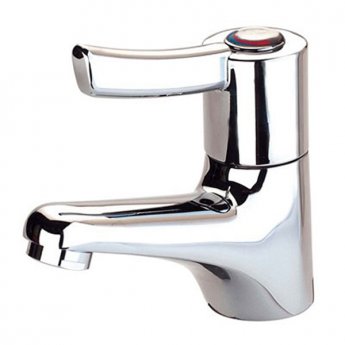 Inta Lever Operated Basin Mixer Tap with Copper Tails Chrome