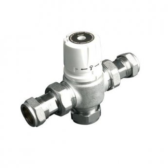 Intamix Low Pressure Thermostatic Mixing Valve with 22mm Compression