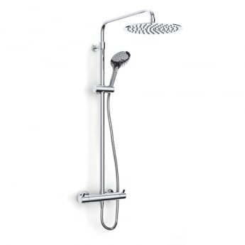 Inta Kiko Deluxe Thermostatic Bar Mixer Shower with Shower Kit + Fixed Head